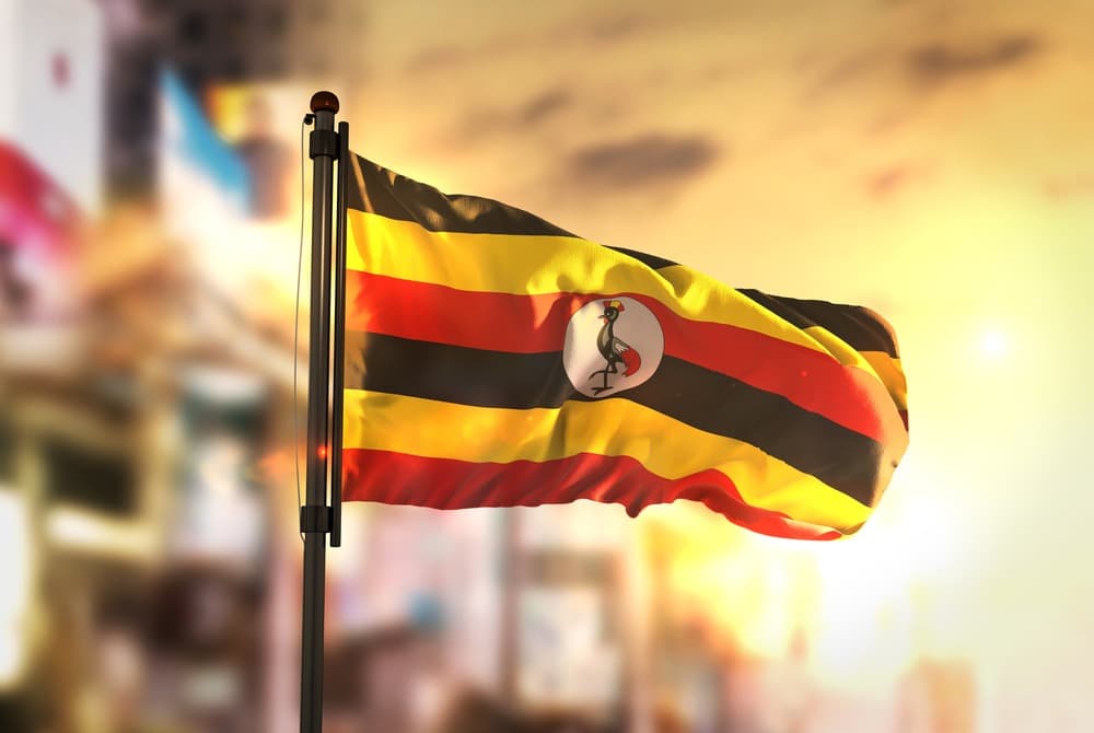 La bandiera dell'Ouganda
